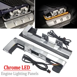 Fits For Honda Goldwing GL1800 F6B GL 1800 2018 2019 2020 2021 Gold Wing Tour DCT Motorcycle Chrome LED Engine Lighting Panels