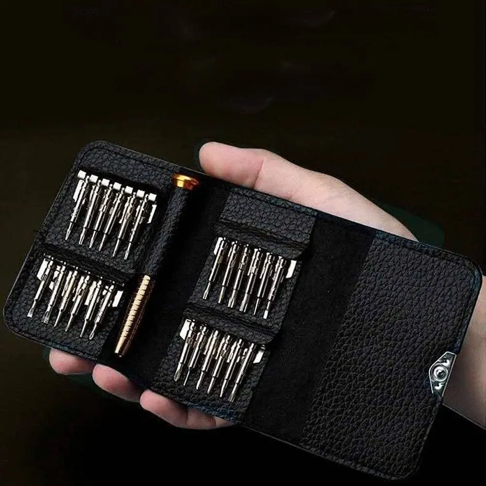 Mini Jeu de Tournevis de Précision, 25 en 1, Torx Électronique, Kit d'Outils de Réparation d'Ouverture pour iPhone, Tablette PC, Outils à Main AA
