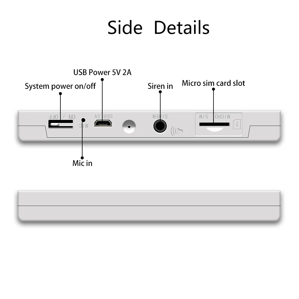 WIFI GSM Home Security Alarm System Remote Control Burglar Alarm APP Monitoring Wireless Alarm System