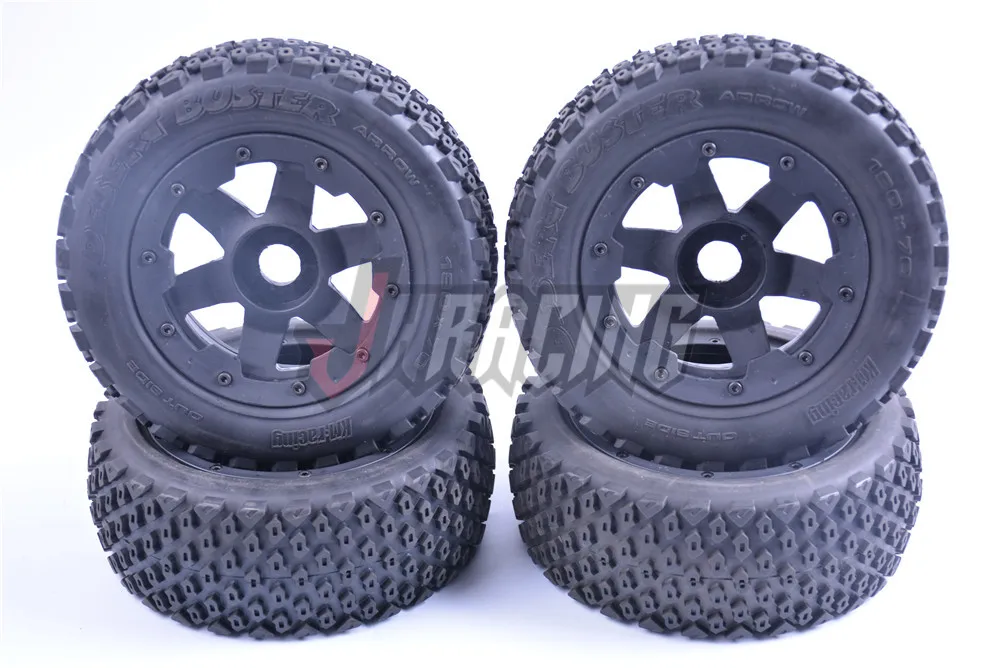 

High performance High strength High wear resistance road wheel assembly for LOSI 5IVE-T ROVAN LT DTT 190*70mm