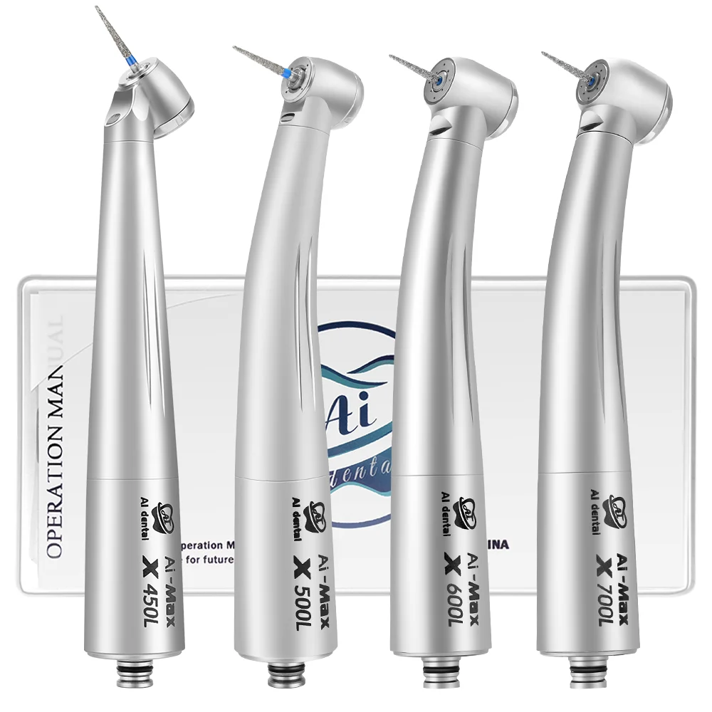 Dental Air turbine handpiece X500L,X600L,X700L,X450L connect N-type LED couplings high speed hand piece for teeth whiting