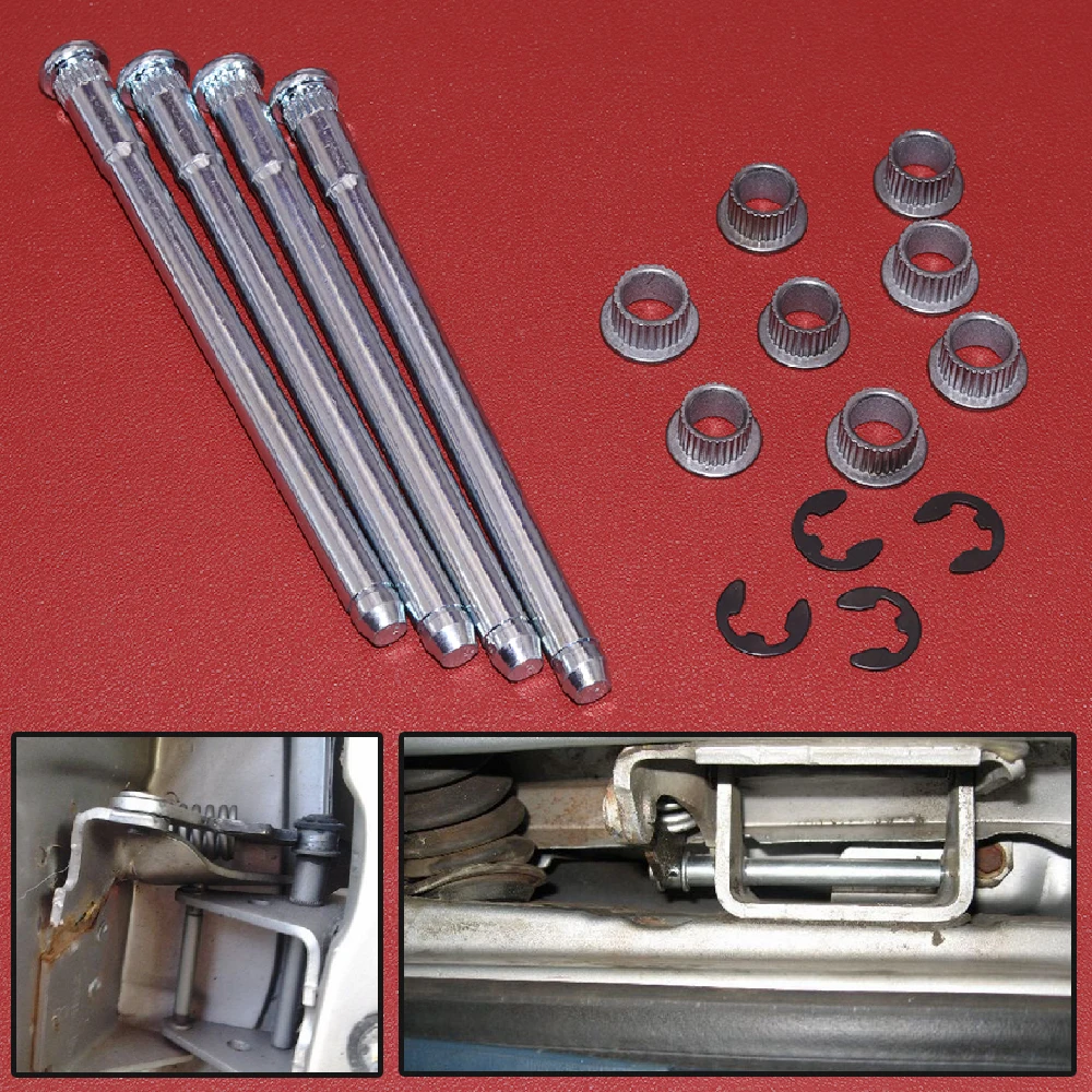 

1Set Door Hinge Pins and Bushing Kit Fit For Chevrolet GMC full-foot truck and SUV 1988-2002 Repair Tool 15653790 15562609
