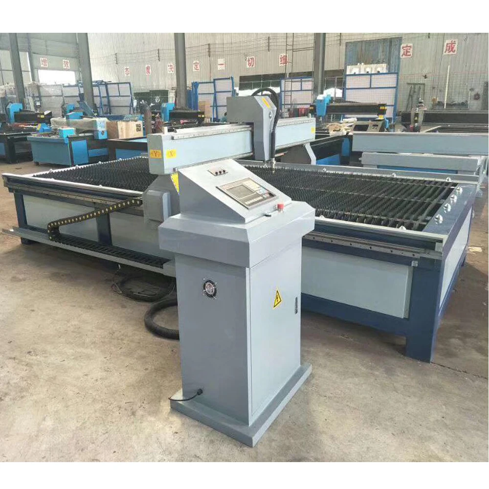 Professional metal cnc plasma with THC/cnc plasma cutter 1325 1530 big size plasma cutting machine for steel aluminum copper