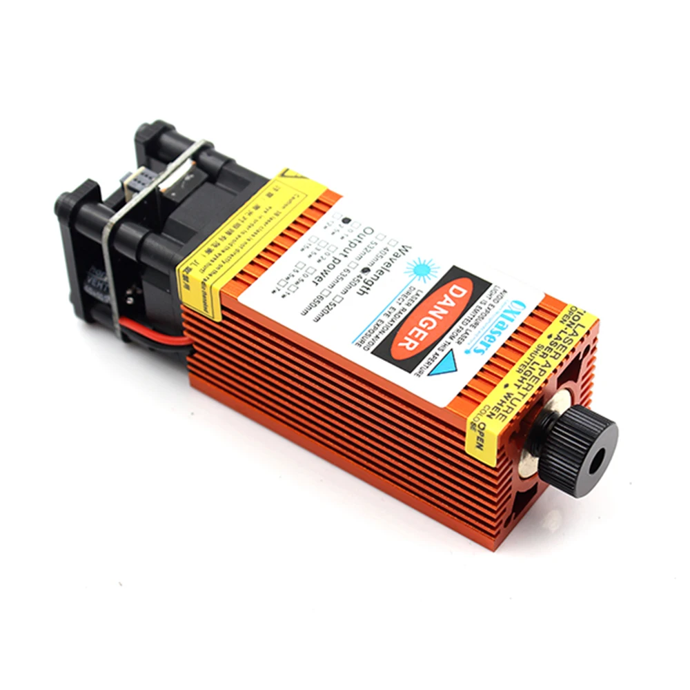 Focusable 3PIN 12V 450nm 2500mW 2.5W Blue Laser Module DIY Engraving Cutting Machine Laser Head w/PWM Control Protection Goggle