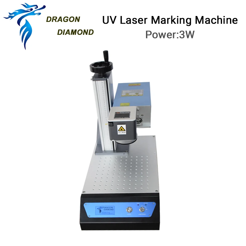 DRAGON DIAMOND 355nm CNC UV Universal Máquina de gravação de marcação a laser 3W 5W 10W para PP Plástico PVC Vidro Madeira Couro