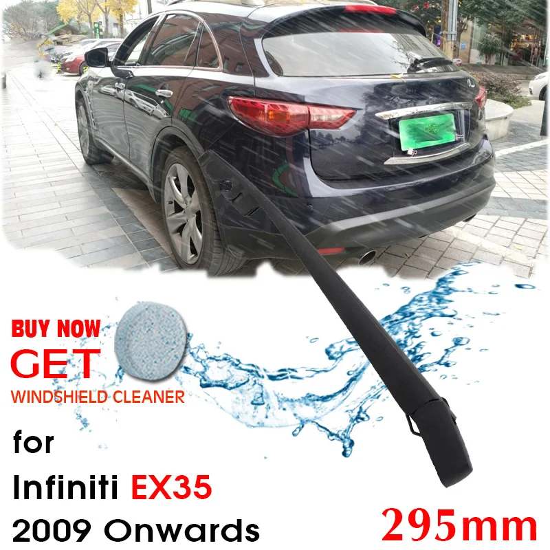 Car Wiper blade Rear Back Window Windscreen Windshield Wipers For Infiniti EX35 Hatchback 295mm 2009 Onwards Auto Accessories