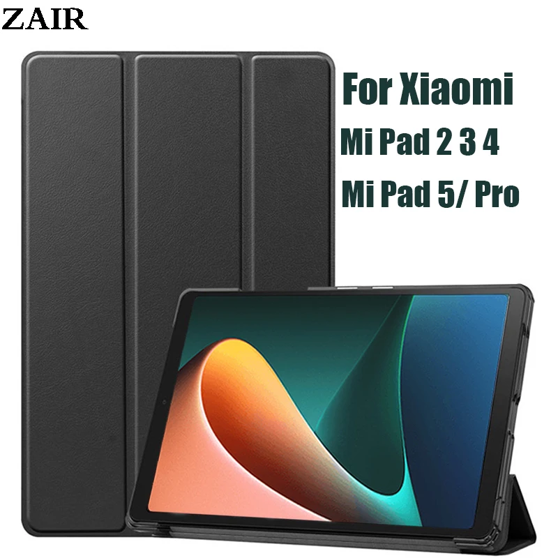 

For Mi Pad 5 Smart Case XiaoMi MiPad5 Pro 2021 Tablet Stand Cover For MiPad 4 8.0'' PU Leather Cover For Mi Pad 5