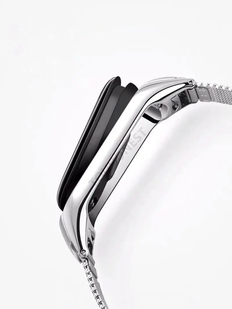 For Xiaomi Mi Band 6 5 Mi 4 3 Strap Milanese Metal Bracelet Stainless Steel band for Mi Band 4 3 mi 5 mi 6 Strap Wristbands