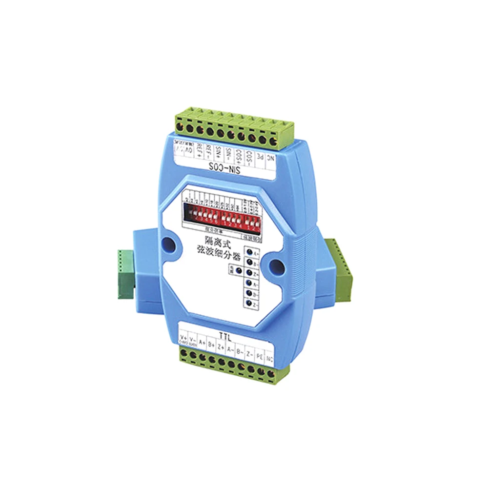 Linear scale Encoder Converter Sine / cosine wave signal conver to TTL / Sin Cos isolated subdivider isolation For Heidenhain