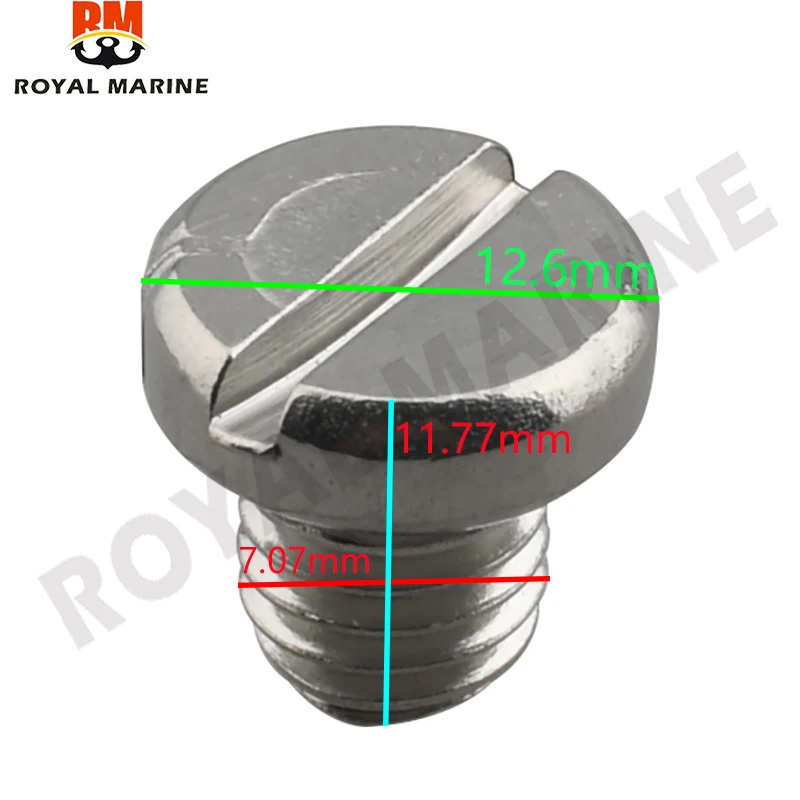 90340-08002-00 Edelstahl Stecker, marine Schraube Für Yamaha Außenbordmotor Motor 90340-08002 BOOT MOTOR TEILE