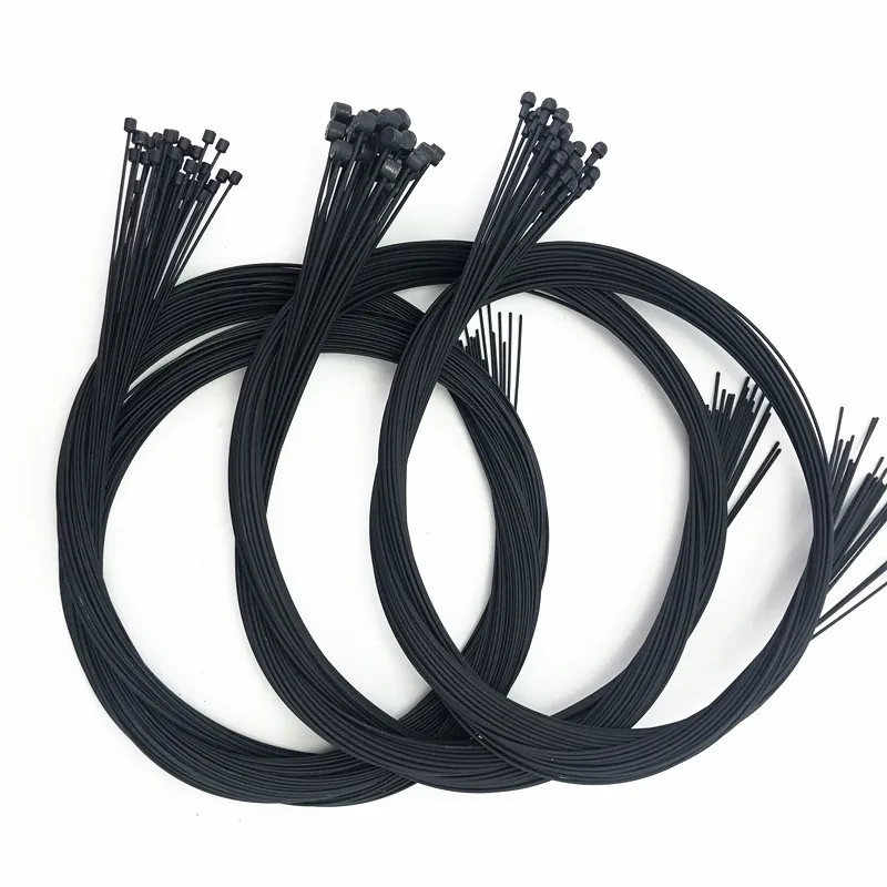 5Pcs MTB Road Bicycle Coated Shifting/Brake Cable Bike Front Rear Brake Line Derailleur Line Core Wire Rope 1.1m 1.7m 1.55m 2.1m