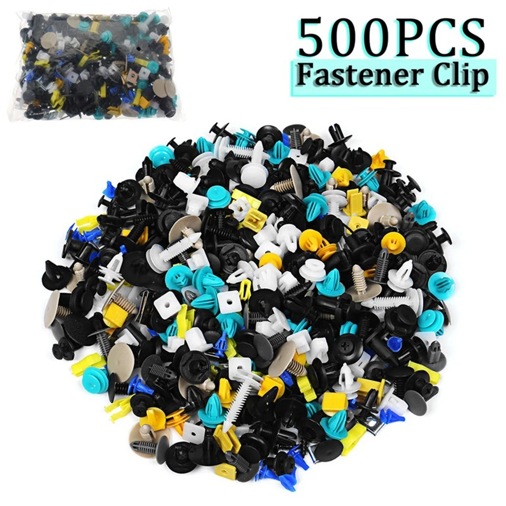 1000Pcs 30 kinds Universal Mixed Auto Fastener Car Bumper Clips Retainer Car Fastener Rivet Door Panel Liner for All Car