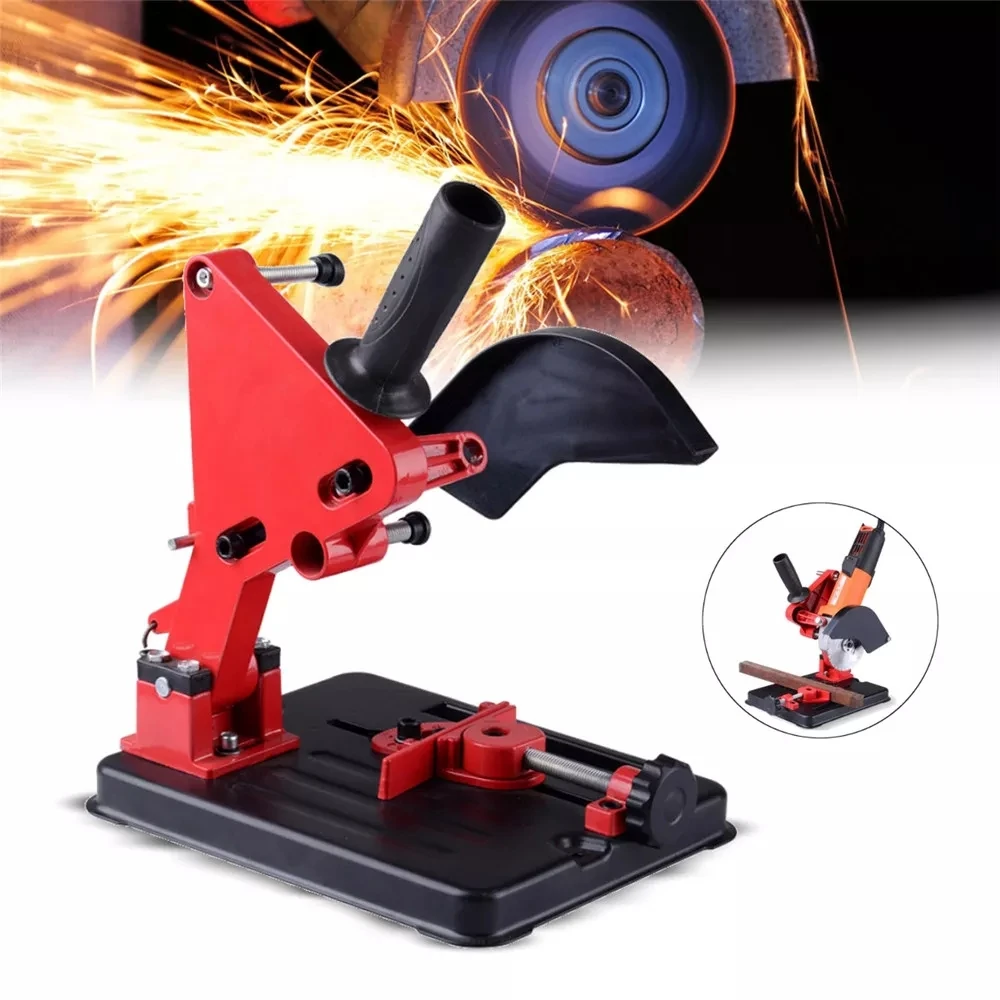 Angle Grinder Stand Angle Grinder Holder Woodworking Tool DIY Cut Stand Grinder Support Dremel Power Tools Accessories