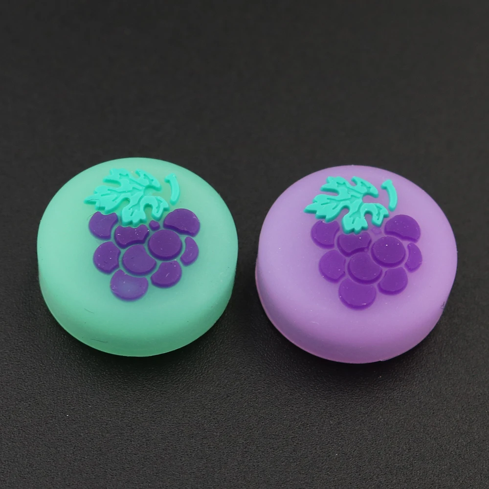 Grape For Switch Luminous Jelly Cap Animal Crossing Silicone Joystick Thumb Grip Caps for Nintend Switch Lite Controller