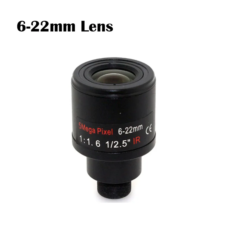 6-22mm HD מיגהפיקסל מונח מנהל ידני עם מונט M12 – מצלמת IP מומלצת למשימות אבטחה מתקדמות