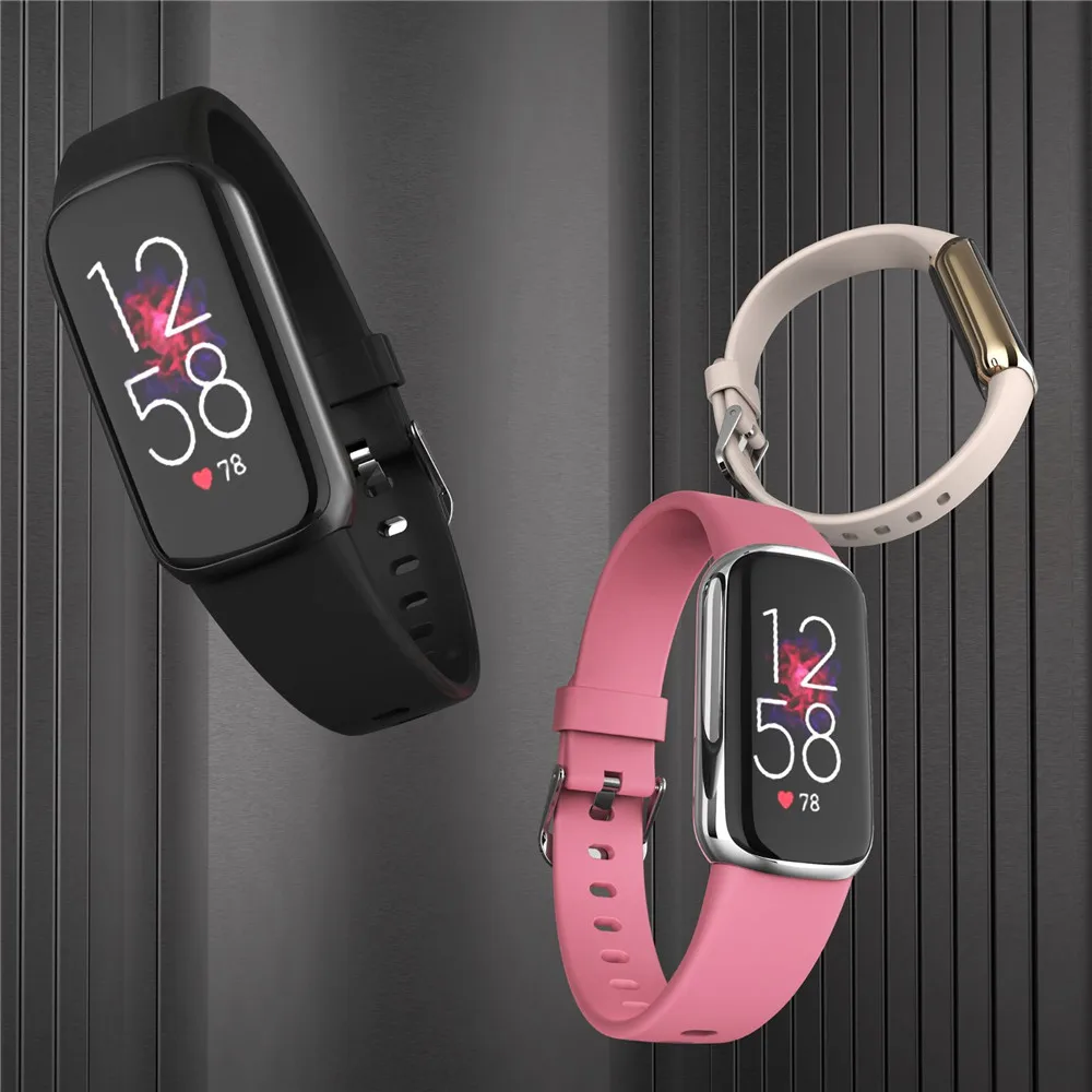 2022 Mới Dây Silicone Fitbit Luxe Mềm Thể Thao Đồng Hồ Vòng Fitbit Luxe Vòng Đeo Tay Thay Thế