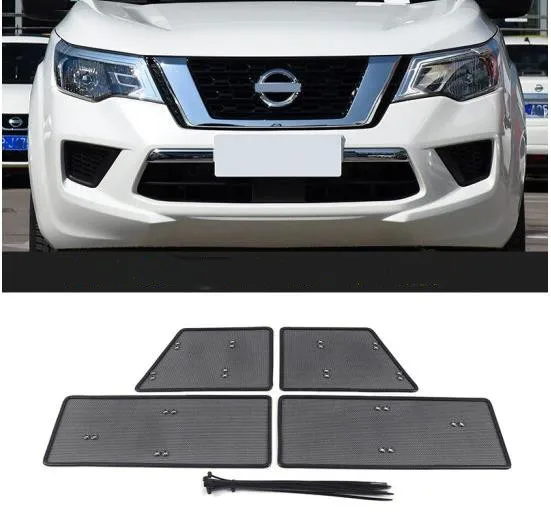 For 2018-2019 anti-theft Front Bumper Grille Network Insect Net Protection Nissan terra Car Styling Accessories