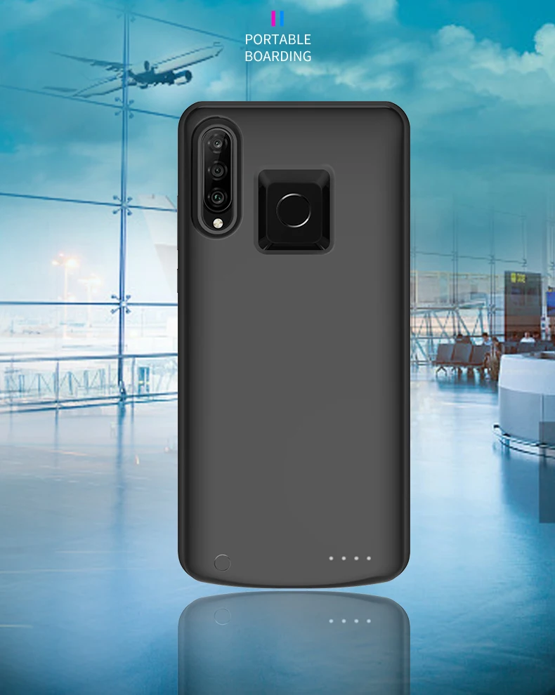 For Huawei P30 Lite Battery Case Silm Silicone shockproof Power Bank Case For Huawei Nova 4E Battery Charge Case Charging Cover