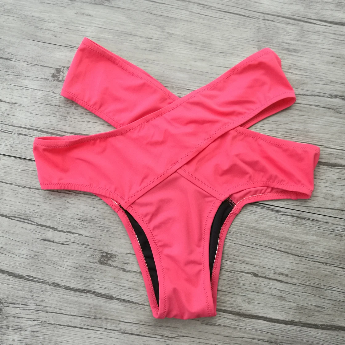 Imagem -05 - Conjuntos de Biquíni Sexy Feminino Preto Vermelho Topo Mulher Bikini Bottoms Banho Verde Segredo Brasileiro Cintura Alta