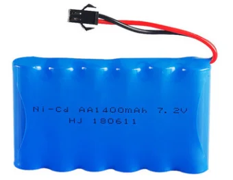 3.6V 4.8V 6V 7.2V 8.4V 9.6V 12V 1400mAh NiCD battery For RC Toys Cars Trucks Tank Guns Spare Parts AA Ni-CD Battery pack 1pcs