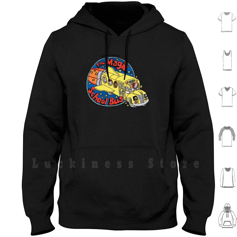 Washed - Out Magic School Bus hoodies The Magic School Bus Magic Schoolbus Frizzle Tv Series Movie