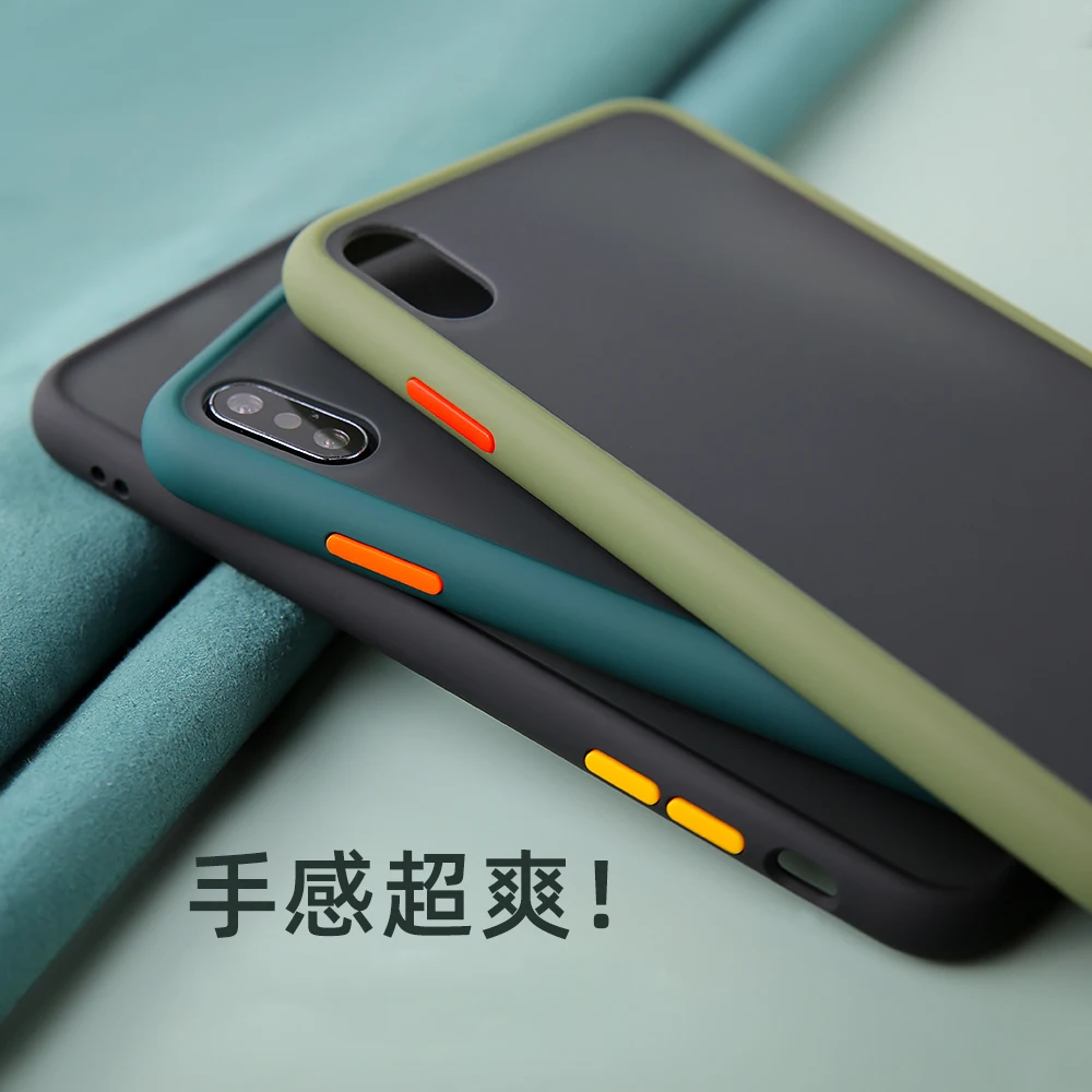 Silicone Translucent Matte Phone Case For iPhone X XR XS 11 Pro Max 7 8 Plus SE 2020 2022 Shockproof Frosted Back Cover