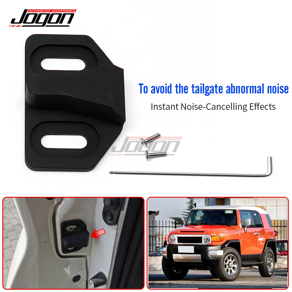 For Toyota Land Cruiser Prado FJ120 FJ150 2003+ Car Tailgate Door Lock Buckle Striker Limiting Stopper Trim Protection Cover Cap