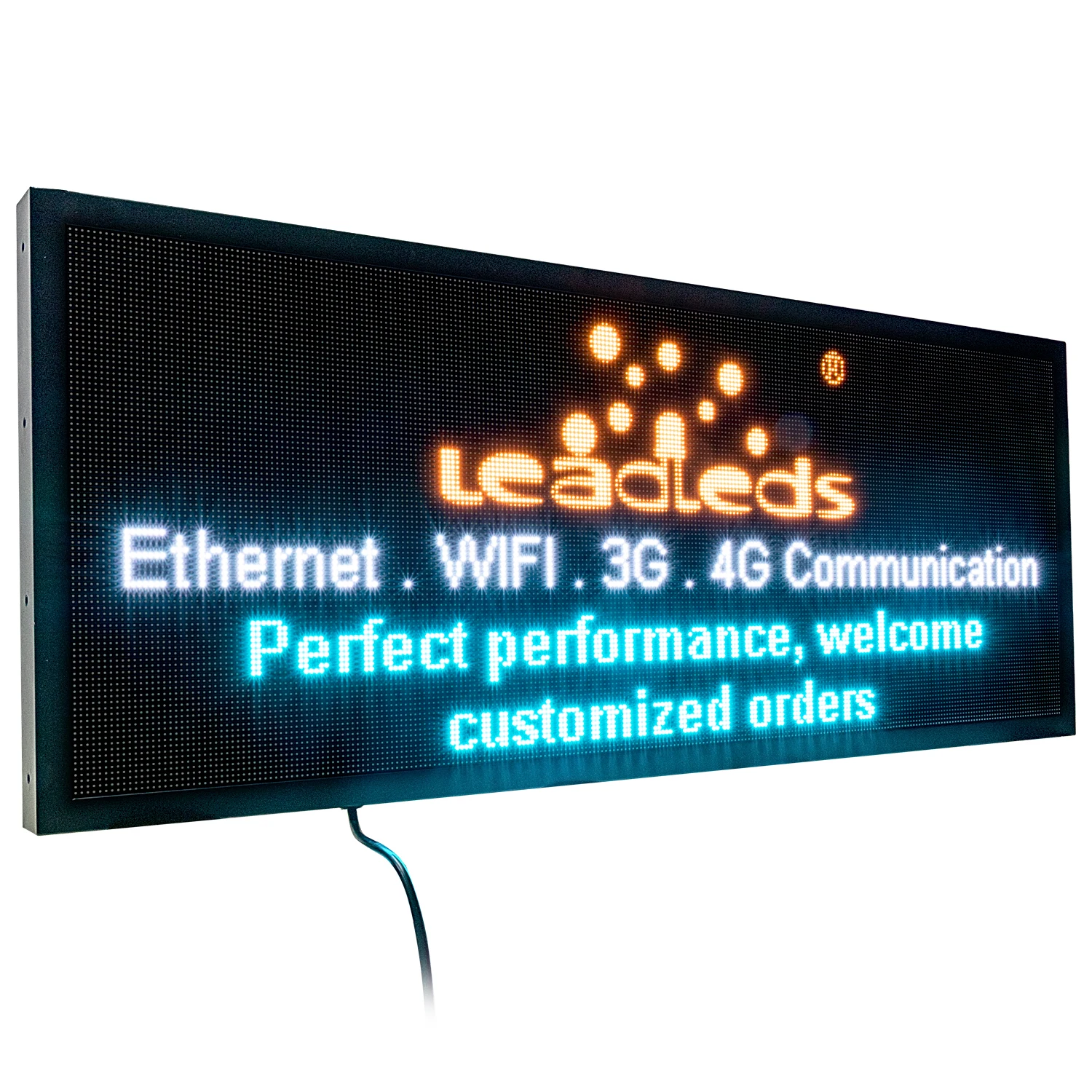 HD Ultra-thin Led Signs Outdoor Led Screen RGB Full Color LED Display Board Waterproof Support Video WiFi LAN Shopwindow Ads