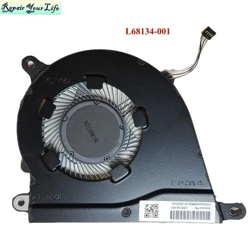 Ventilador de refrigeración de CPU L68134-001 para HP Pavilion 15-DY 14-DQ TPN-Q221 ND75C07-19A18 L68133 ND55C41-19A19 radiador enfriador de PC portátil