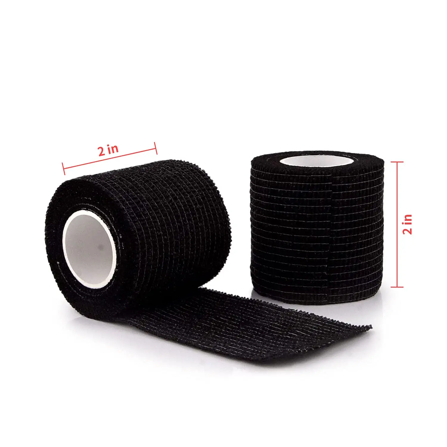 6/12/24/48 PCS Disposable Black Tattoo Grip Cover Wrap Bandage For Tattoo Grip Bandage Machine Tape Tube Accessories