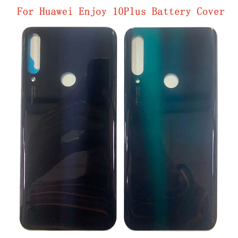 Battery Case Cover Rear Door Housing Back Case For Huawei Enjoy 10 Plus STK-AL00 Battery Cover with Logo Replacement Parts