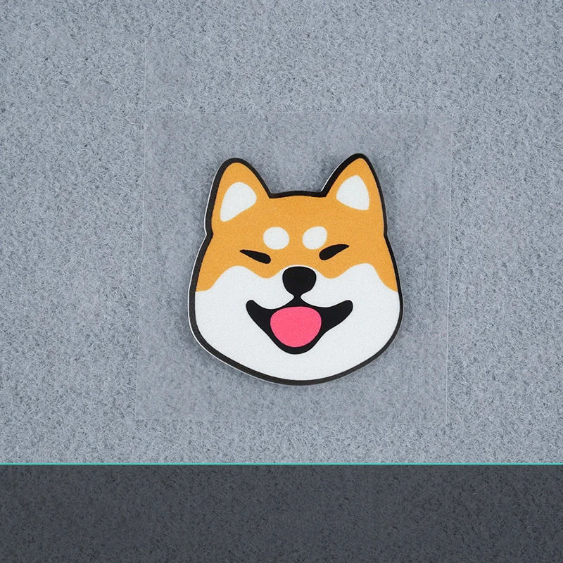 Car Styling Graphics Motor Auto Stickers Cute Anime Shiba Inu Dog Decals Vans Truck Laptop Case