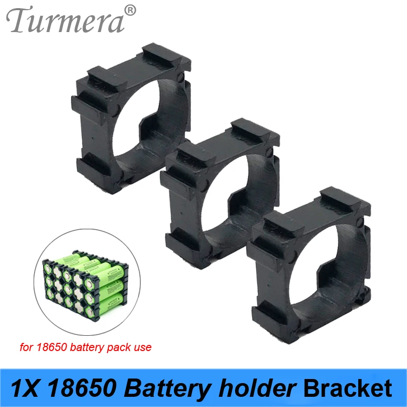 18650 Storage Box Bracket Battery Holder 18650 Li-ion Cell Holder Safety Anti Vibration Plastic Case 18650 Battery Holder Black