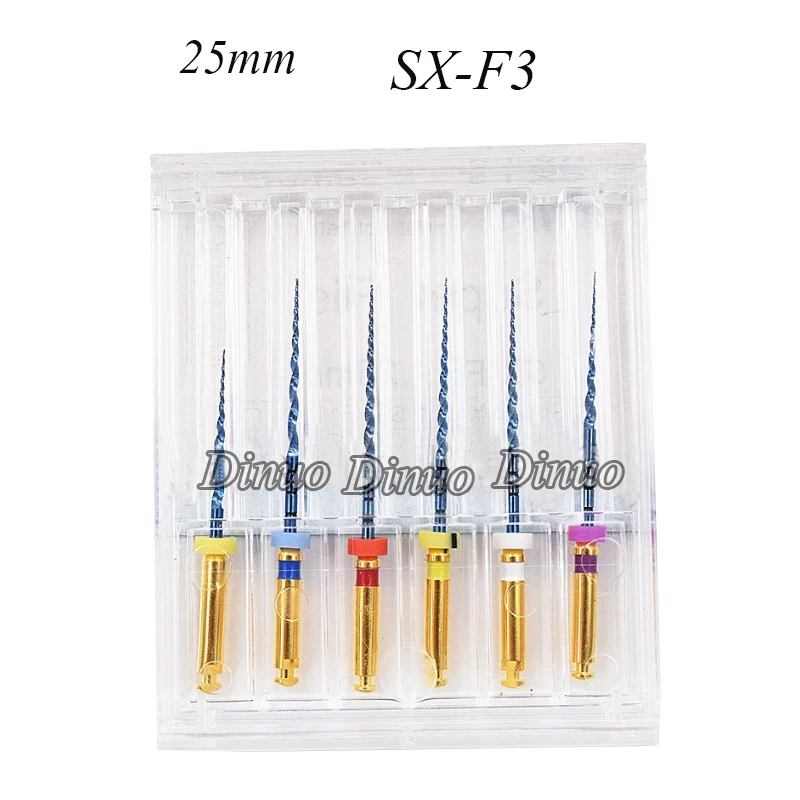 

Free shpipping 21MM SX-F3 Dental Endo Use blue File NiTi Super Rotary Heat Activated Endodontic Canal Root Files