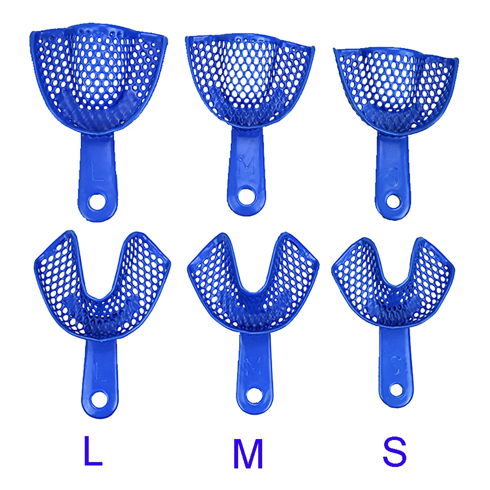 Dental Impression Tray Plastic-Steel Teeth Holders Dentist Instrument Dentistry Materials Dentist Tools