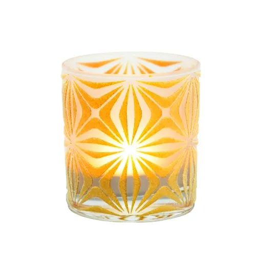 Arte Home Star Gold Retro Candle Holder