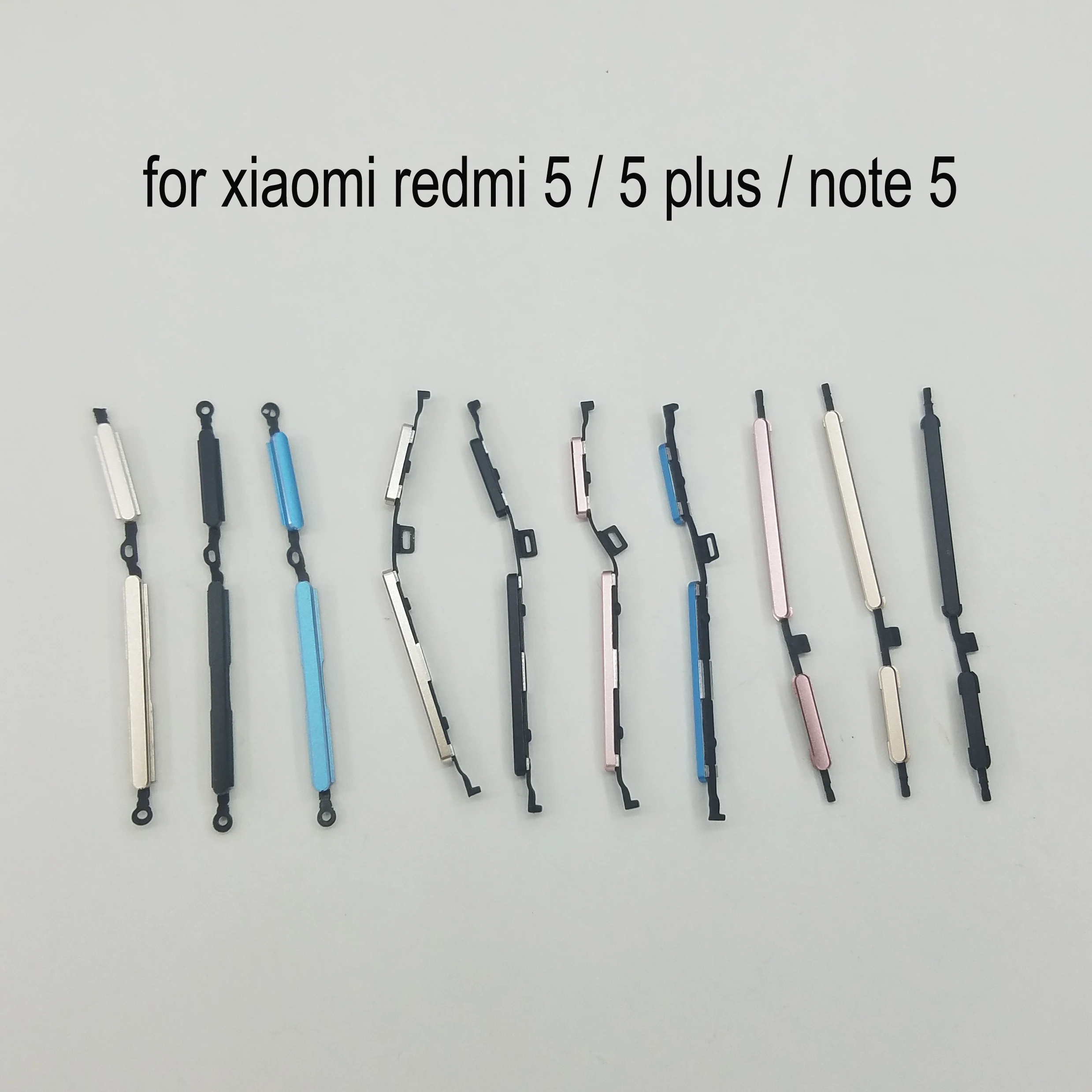 For Xiaomi Redmi 5 Plus Note 5 Original Phone Housing Frame New Power Volume Button Redmi Note5 5Plus On Off Side Key Replace