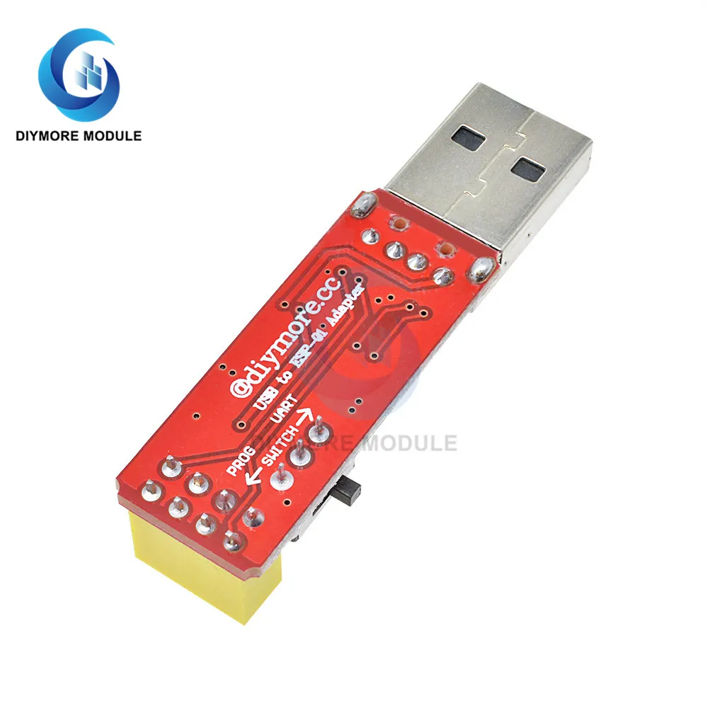 CH340 USB to ESP8266 ESP-01 ESP-01S Adapter 4.5V-5.5V Wifi Converter Programmer Module for Arduino Smart Home Wireless Control