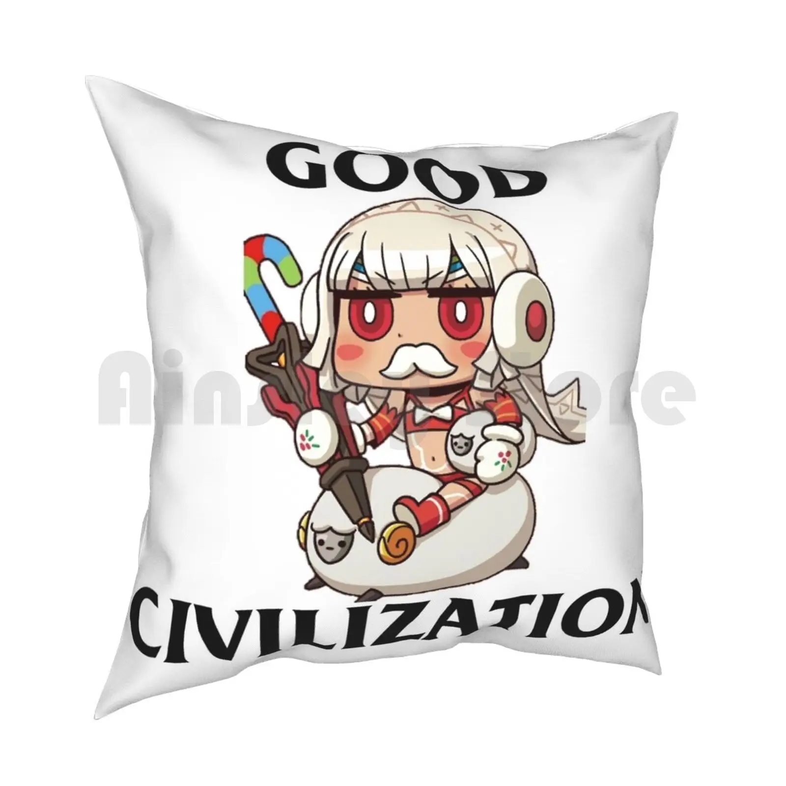 Fate Grand Order ( Fgo )-Altera-Good Civilization Meme Pillow Case Printed Home Soft Throw Pillow Fate Grand Order Fgo