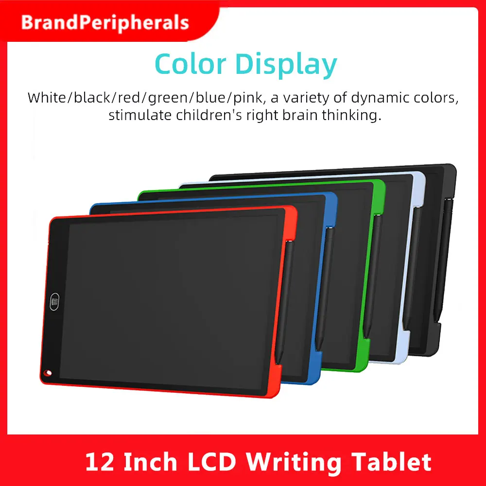 12 8.5 Inch LCD Writing Tablet Electronic Digital Drawing Board One-Click Erasable Writing Pad with Lock Button Children Gift