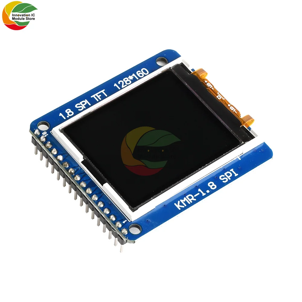 1.8 Inch TFT LCD RGB Display Module ST7735 Driver 128x160 Resolution 16PIN SPI Serial Interface LCD Screen Module for Arduino