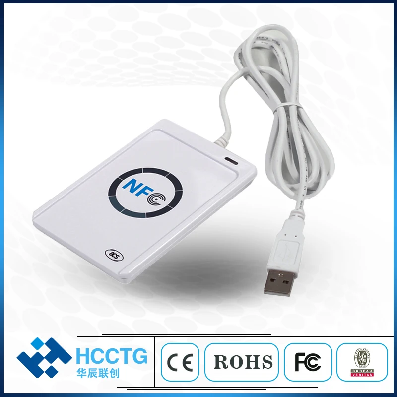 Imagem -03 - Acs-leitor de Cartão Inteligente sem Contato Gravador Nfc com Sdk Acr122u-a9 Usb Iso14443 tipo a e b 1356 Mhz Acr122u-a9