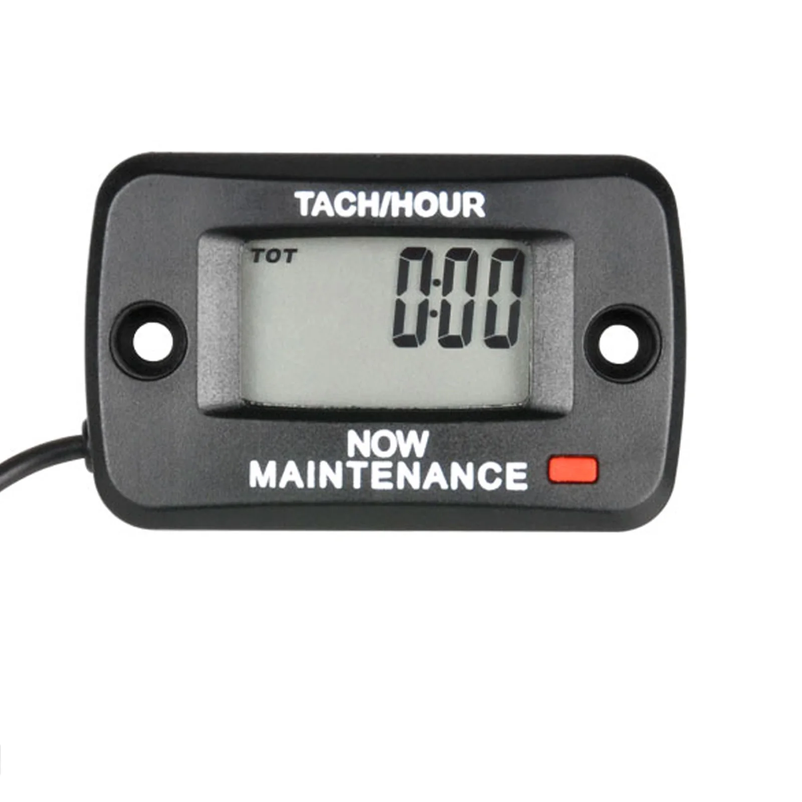 Digital Hour Meter Self Powered Inductive Tachometer 5 Groups Maintenance Reminder Conversion Machine Oil for Generator Lawn Mow