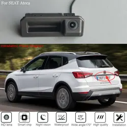 For SEAT Arona 2017 2018 2019 Car Rear View Trunk Handle Backup Reverse Camera