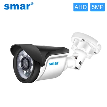 Smar אבטחת CCTV 720P 1080P AHD מצלמה חיצוני עמיד למים Bullet מצלמות יום ולילה מעקב HD 3.6mm עדשת IR לחתוך