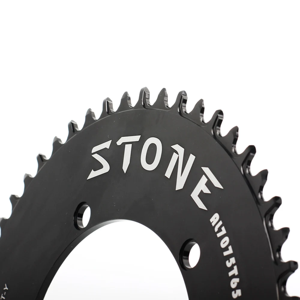 STONE Circle Aero Chainring BCD 130mm 5 Bolts for Brompton 3Sixty FNHON Folding Bike Road Bike Chainwheel Chain Ring N/W Teeth