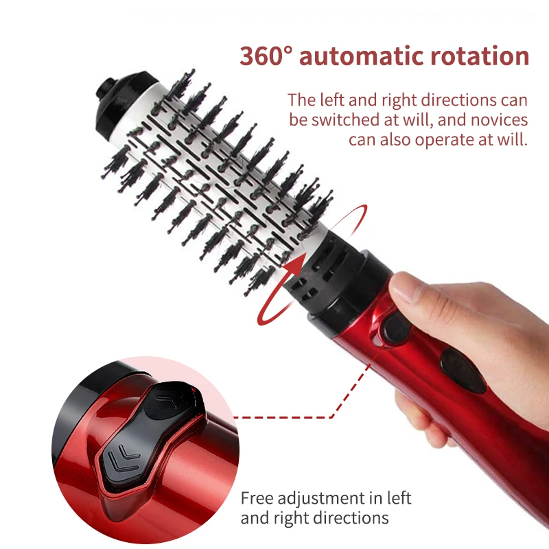 DARSONVAL 3 In 1 Hair Dryer Brush Automatic Rotating Hot Air Brush Electric Comb Multifunction Anion Brush Curling Hair Curl