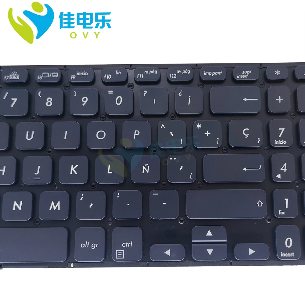 Imagem -02 - Teclado Portátil para Asus Teclado Retroiluminado Espanhol e Espanhol S530 Vivobook S15 S530f S530uf S530u K530fn X530ua X530f 0knb05610la00