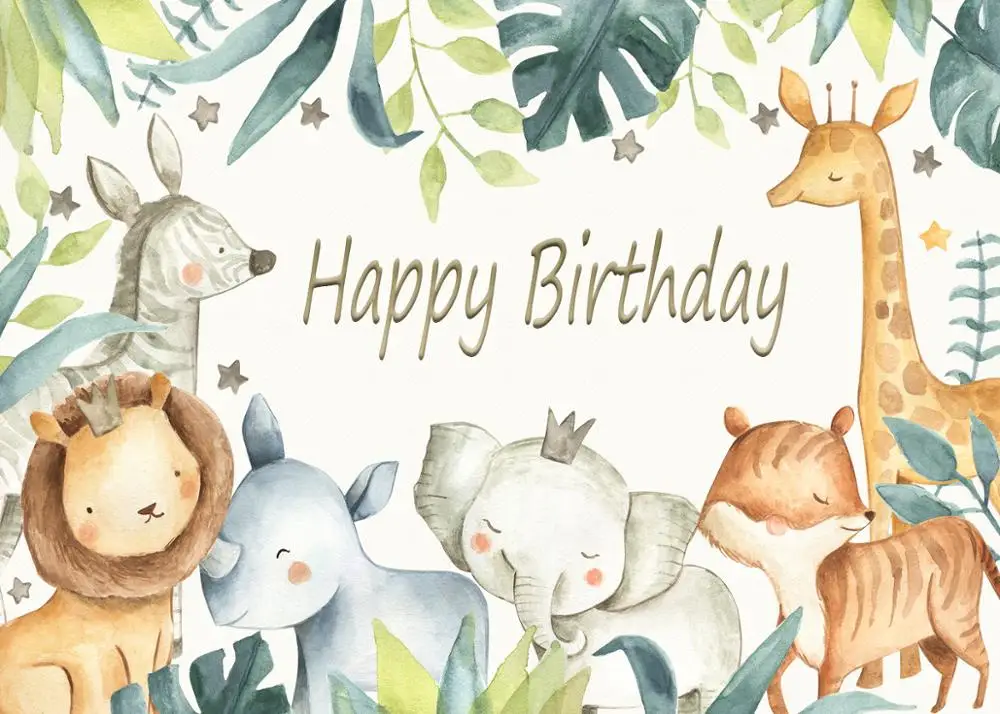 خلفية تصوير حيوانات كابيسكو حديقة الحيوان الغابة الطفل الفيل الأسد خلفية للتصوير الفوتوغرافي استوديو التصوير دعامة photophone