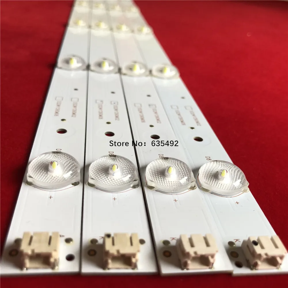 LED شريط إضاءة خلفي 8 مصباح ل LE39D71 LE39F51S OY39D08-ZC14F-04 OY39D08-ZC21F-04 303WY 390033   303 واي 390039   LED-39B350 LS390TU5P03